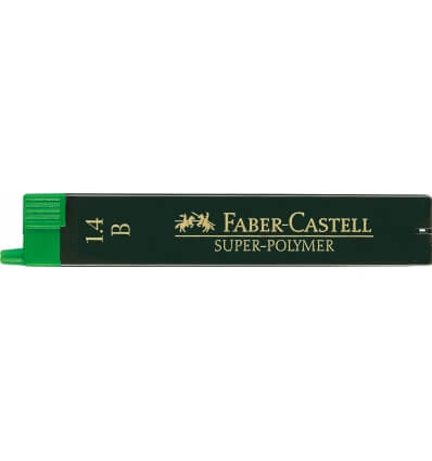 Faber-Castell Feinmine SUPER-POLYMER 1,4mm B 6 St.