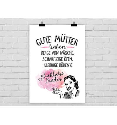 Prints Eisenherz Kunstdruck Gute Mütter