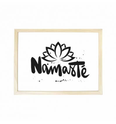 FORMART Zeit für Schönes! Kunstdruck Postkarte Namaste