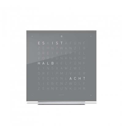 QLOCKTWO Frontcover Touch EARLY GREY TEA (Grau)
