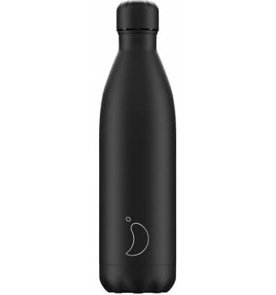 CHILLY´S Bottle - Monochrome / All Black 750ml - CHILLY´S