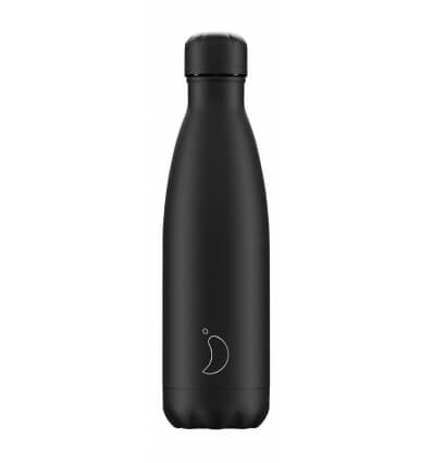 CHILLY´S Bottle - Monochrome / All Black 500ml - CHILLY´S