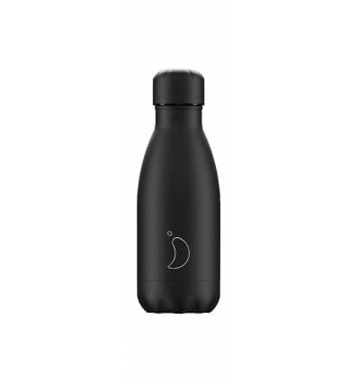 CHILLY´S Bottle - Monochrome / All Black 260ml - CHILLY´S