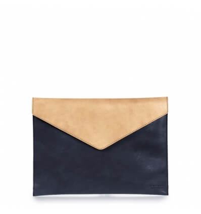 O MY BAG ENVELOPE LAPTOP SLEEVE 13" Eco-Classic Navy / Natural