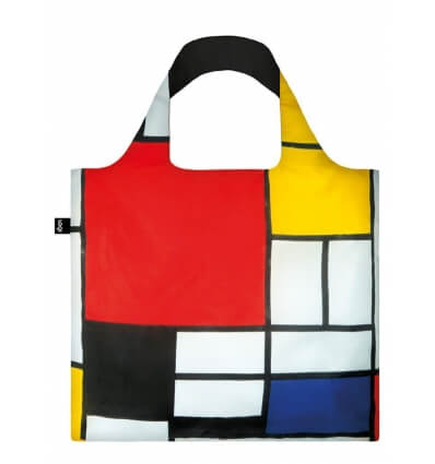 LOQI Piet Mondrian, Composition Red Yellow Blue Black Bag