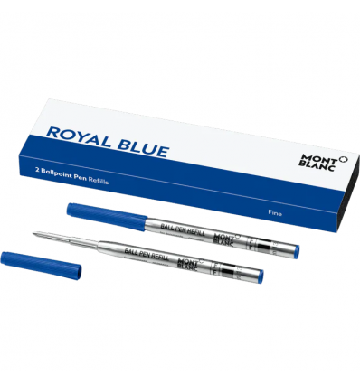 MONTBLANC REFILLS BP F 2x1 ROYAL BLUE