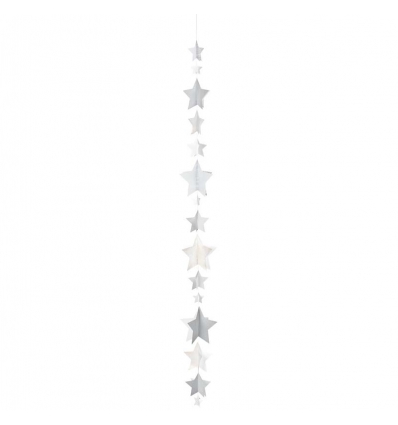 räder LIVING Sternenkette 3D Große Sterne, Länge:115cm