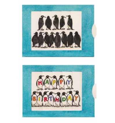 Bärenpresse Lebende Karte Pinguin