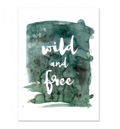 LEO LA DOUCE Kunstdruck A4 Wild & Free