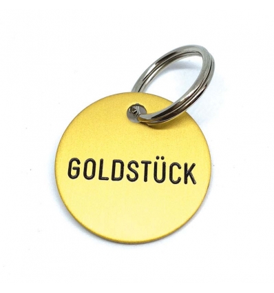 familie von quast - Schlüsselanhänger Gold Spot Goldstück