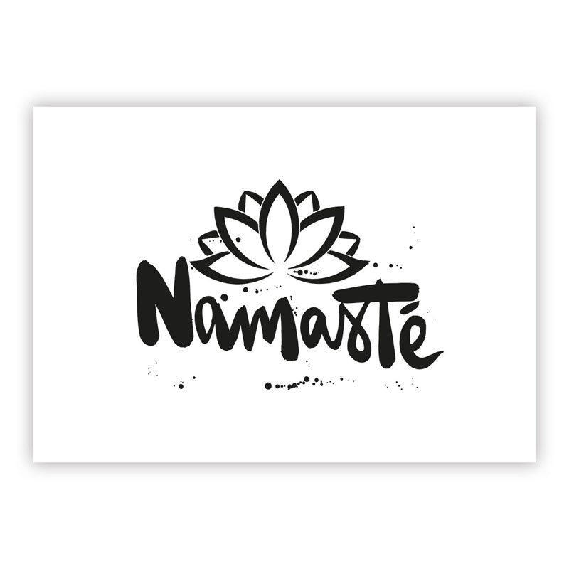 ppd FORMART Zeit für Schönes! Postkarte Namasté