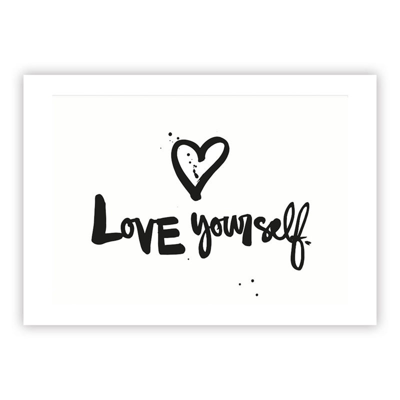 ppd FORMART Zeit für Schönes! Postkarte Love Yourself