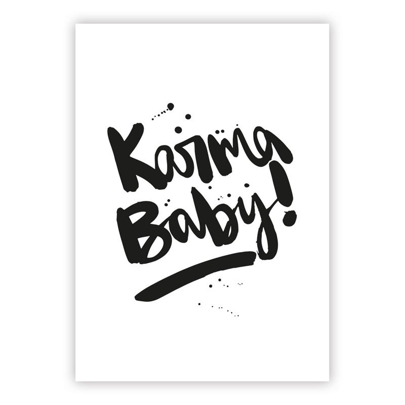 ppd FORMART Zeit für Schönes! Postkarte Karma Baby