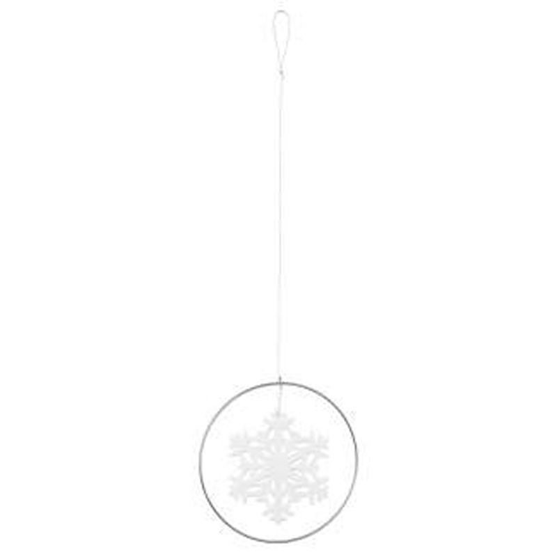 räder Schneekristall Ornament silber Dia:12cm