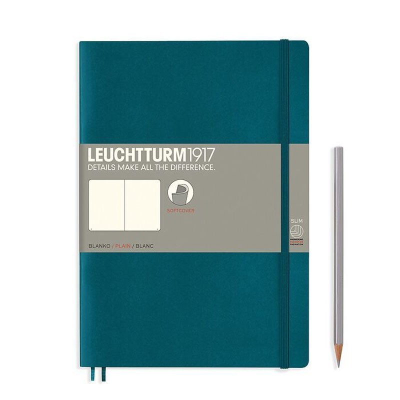 Leuchtturm Pacific, Softcover, Composition (B5), blanko