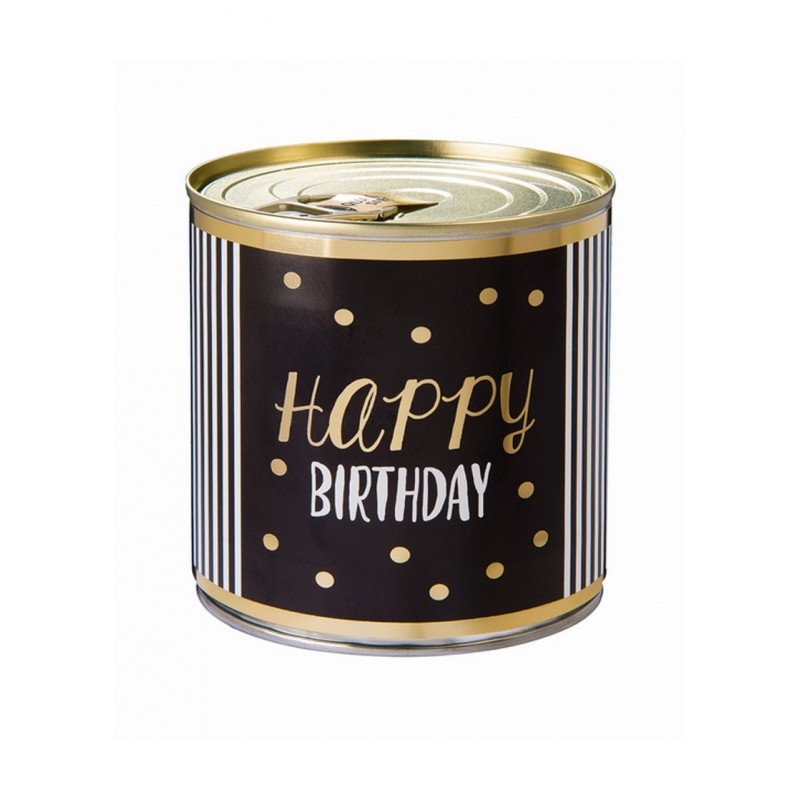 wondercandle Cancake Happy Birthday gold dots