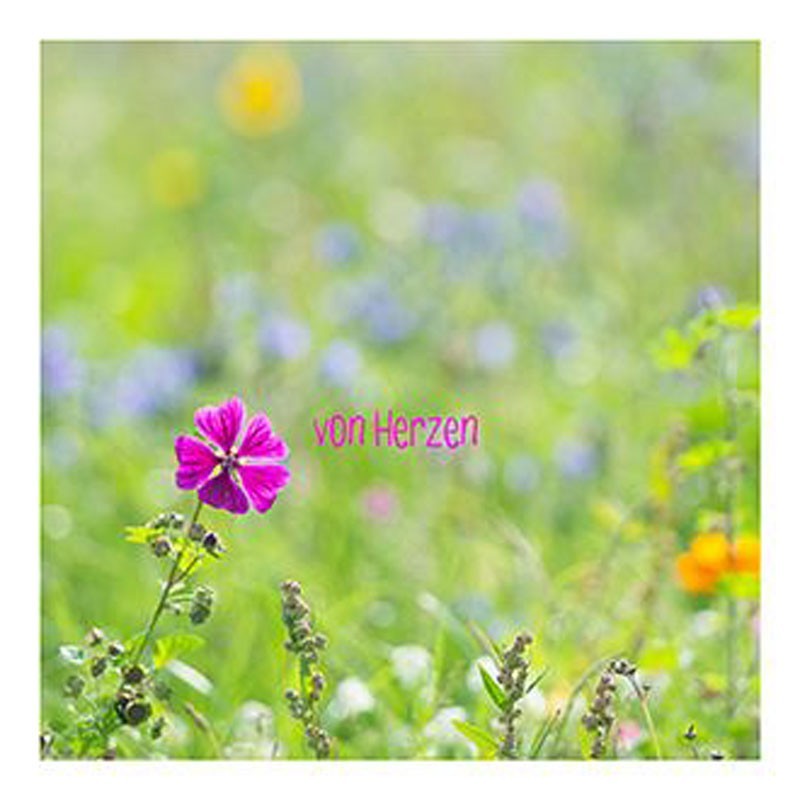 Hey!Cards KK Blume von Herzen