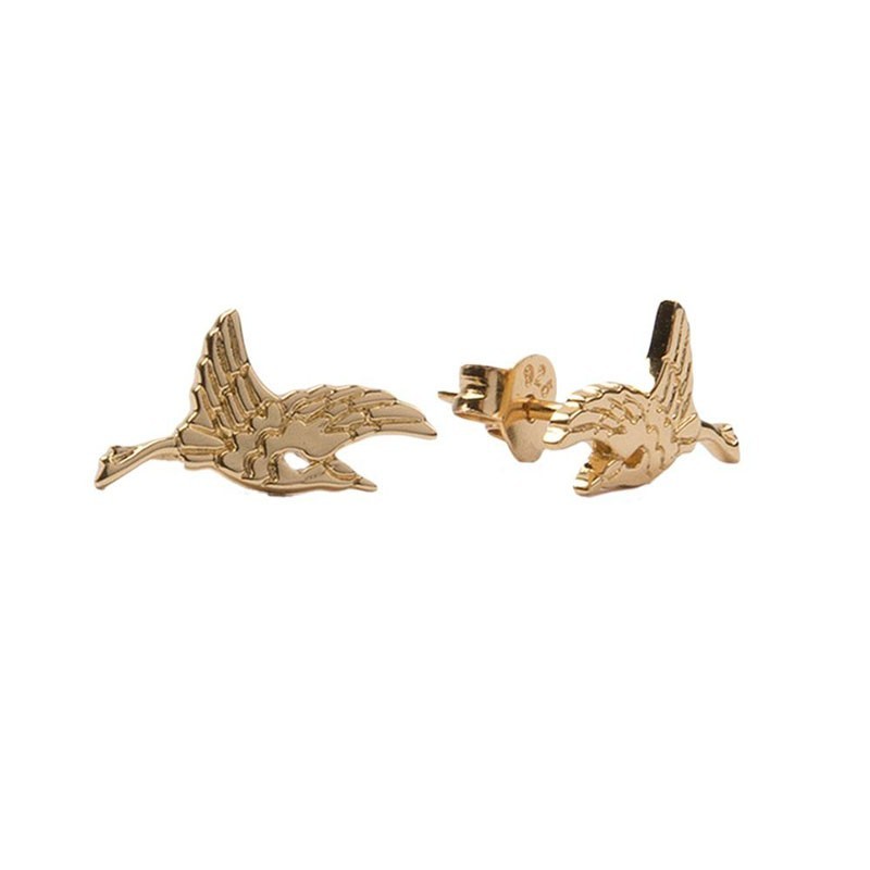 alltheluckintheworld Parade Earrings Crane - Gold
